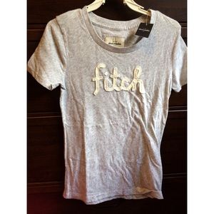 NWT Abercrombie kids large tee (gray)