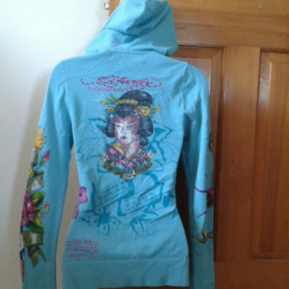 Ed Hardy Jackets & Blazers - Ed Hardy Eternal Love bling full zip
