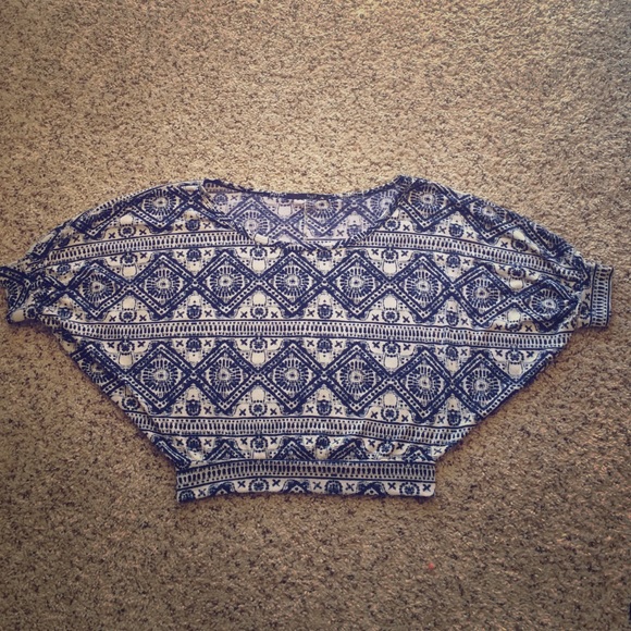 Tribal print baggy shirt!
