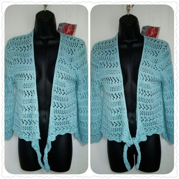 Faded glory cropped Cardigan