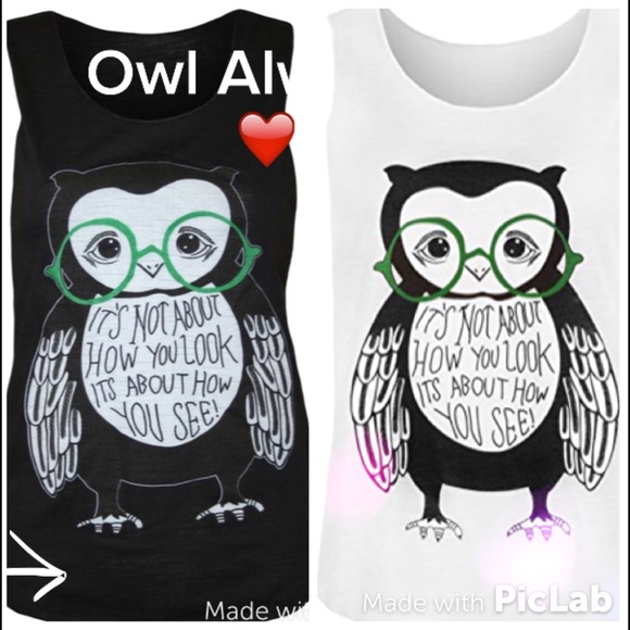 🚫Sold🚫💛Pineapple OWL Tank! - Picture 3 of 4