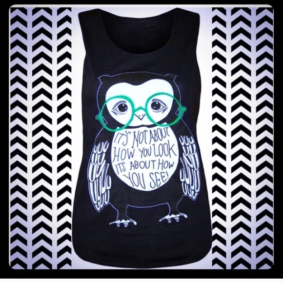 🚫Sold🚫💛Pineapple OWL Tank! - Picture 2 of 4