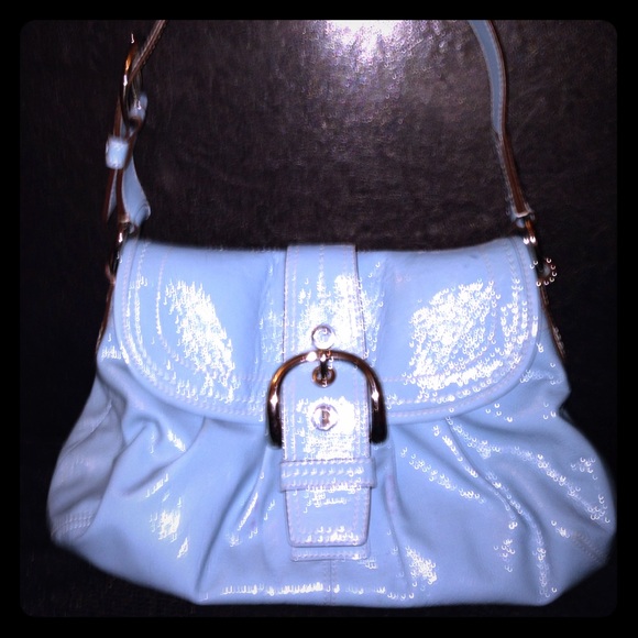 🎉SOLD🎉🎉💙Authentic Amazing Blue Coach Handbag💙