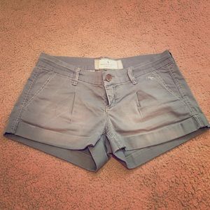 Grey Abercrombie shorts