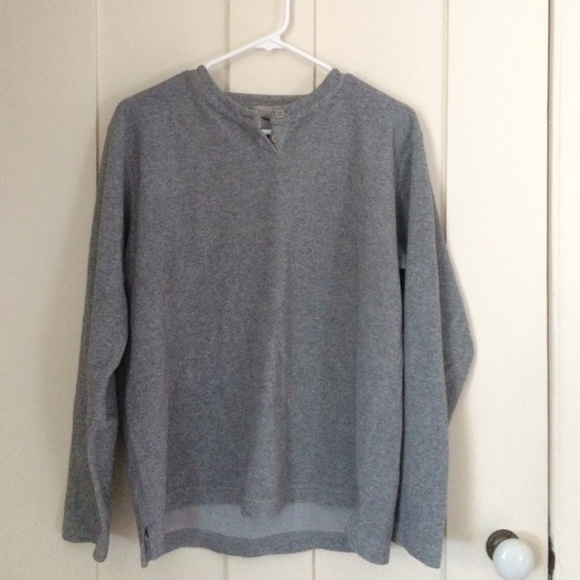 J. Crew marled fleece sweatshirt, large