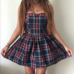 Abercrombie plaid dress