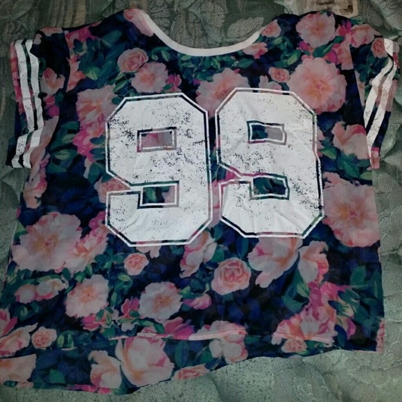 Floral crop top - Picture 1 of 1