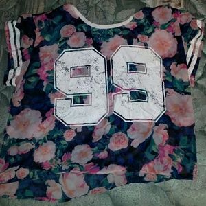 Floral crop top