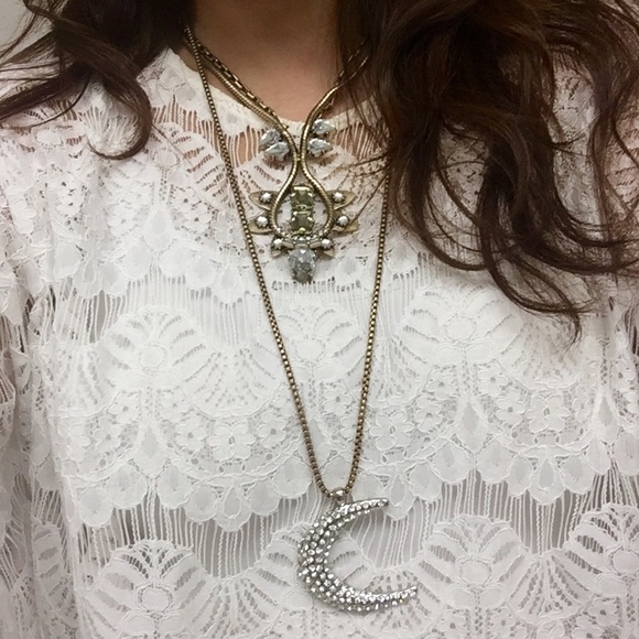 Peace Love Flair Jewelry - Moon child lariat necklace