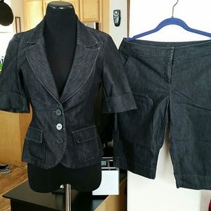 Kenneth Cole Reaction black denim outfit