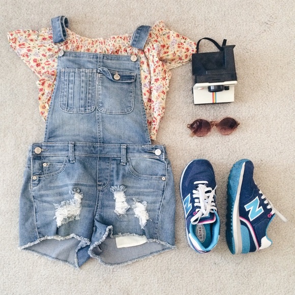 Wet Seal Denim - Distressed Overall