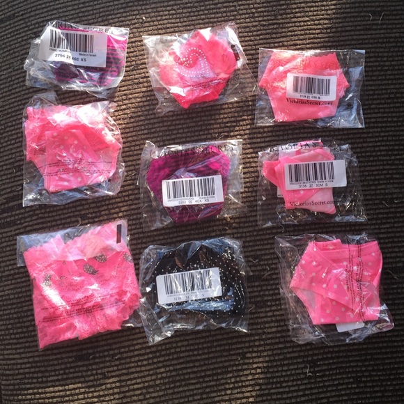 NWT VICTORIA SECRET 9 PANTY LOT