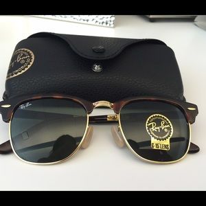 Ray Ban Clubmaster folding Sunglasses