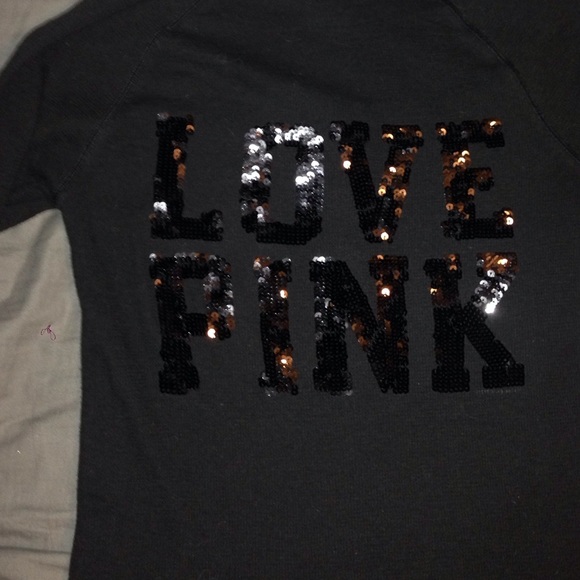 long sleeve love pink shirt