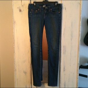 Awesome fitting jeans with a couple defects.