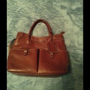 Dooney & Bourke chestnut brown leather bag