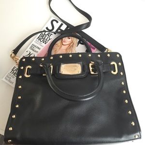 Michael Kors Hamilton leather bag
