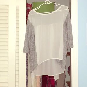 Sheer 3/4 sleeve from Lush