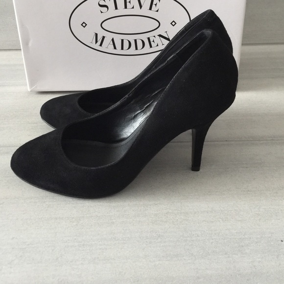 Steve Madden Contrvsy Black Suede - Picture 3 of 8