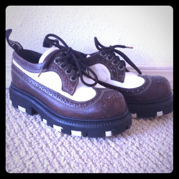 Oxford Style Punk Chunky Platform