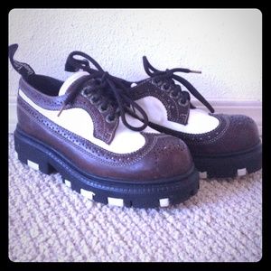 Oxford Style Punk Chunky Platform