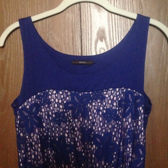 🌻Lace Overlay Dress - Picture 2 of 4