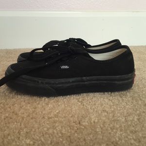 All black vans