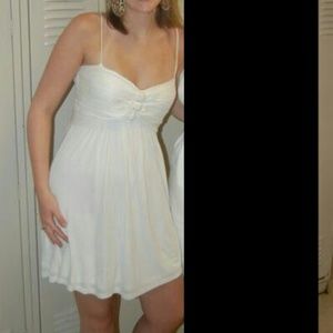 MM Couture cream cotton dress