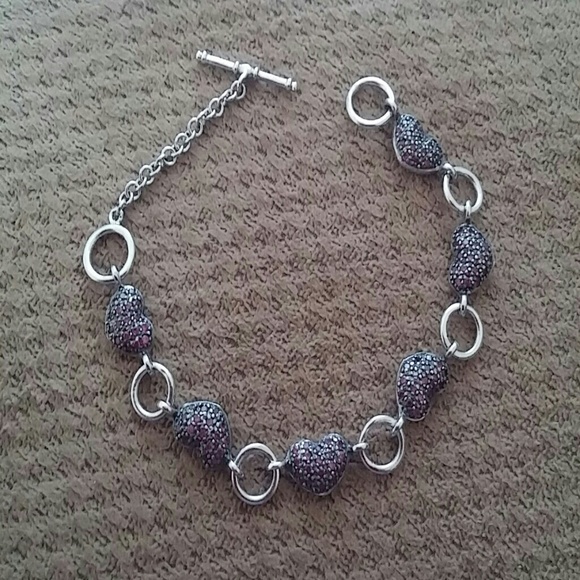 Ruby Heart bracelet