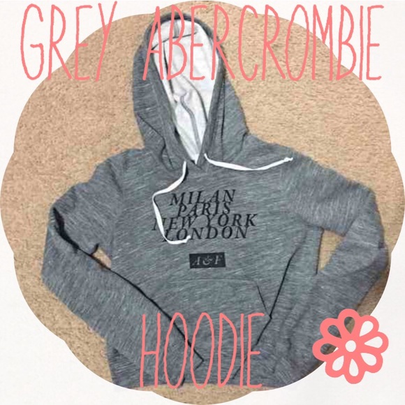 Grey Abercrombie Hoodie