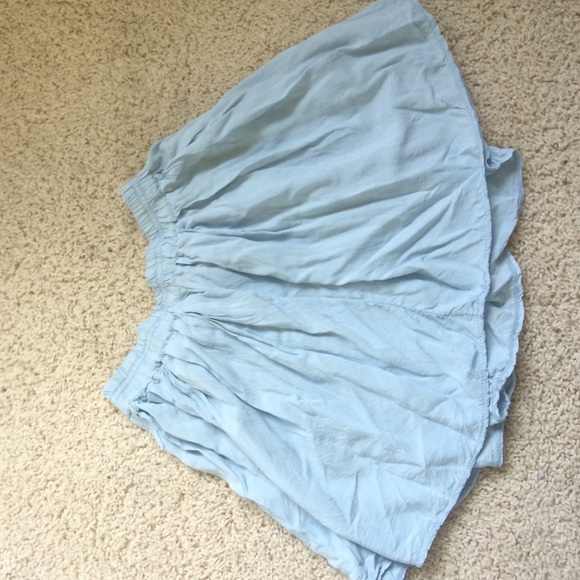 Blue Brandy Melville Skater Skirt - Picture 2 of 3