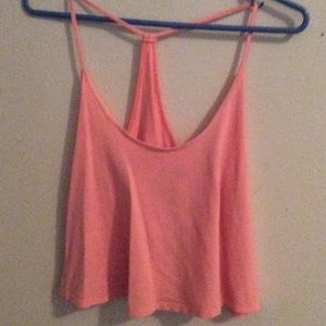 Coral Crop top tank