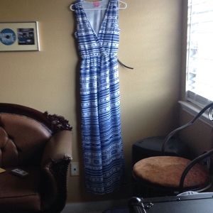 *reserved*Blue & white jumper