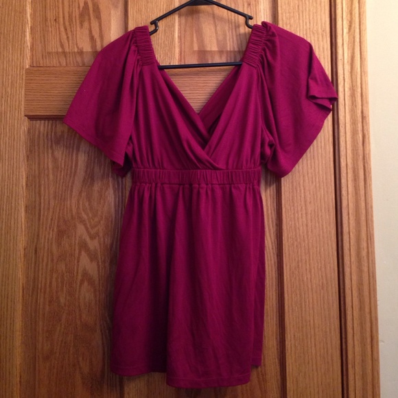 Magenta top