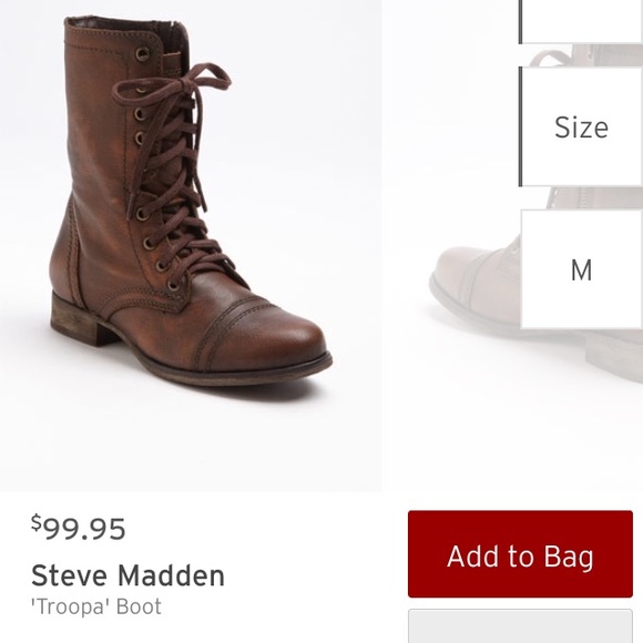 Brown Steve Madden 'Tropa Boots' - Picture 1 of 4