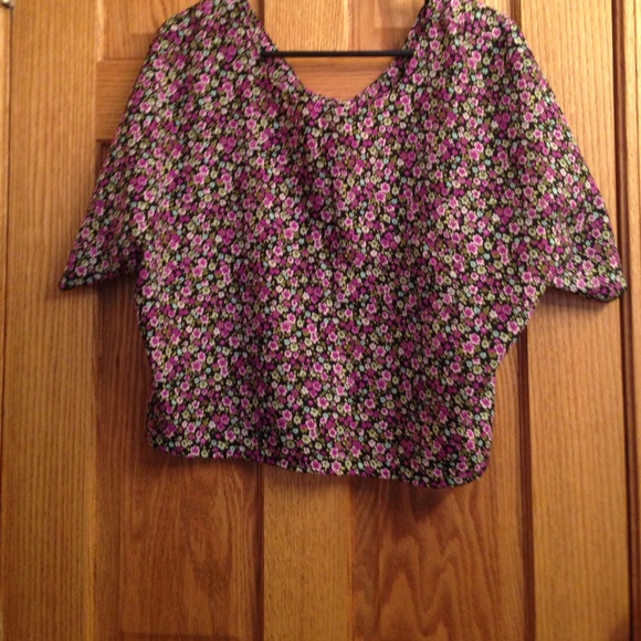 Floral crop top
