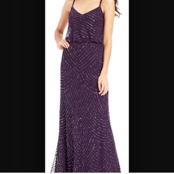 Adrianna Papell Beaded Sequin Prom/Formal Dress