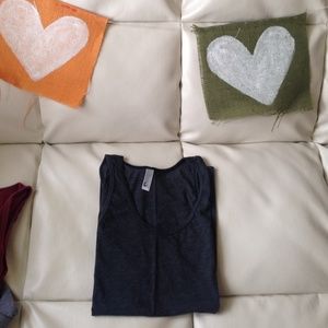 American Apparel Charcoal Black Shirt