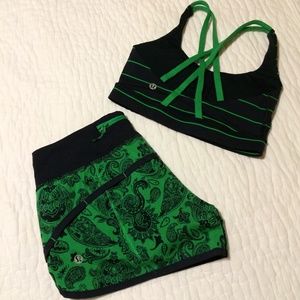 Speed shorts/energy bra bundle