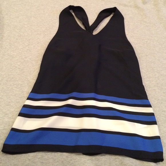 Banana Republic blue halter tank