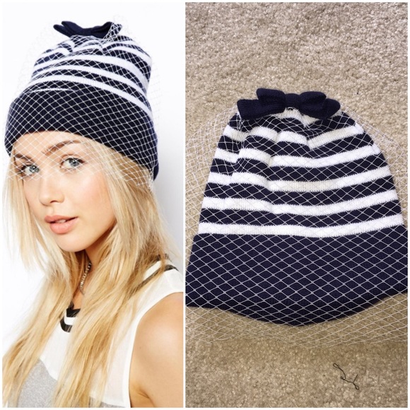 Sale 🎉ASOS beanie with veil