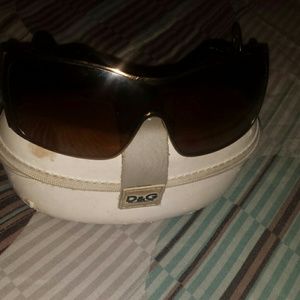 Dolce & Gabbana Bronze Shield Sunglasses authentic