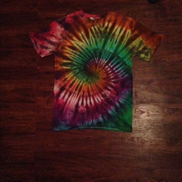 Rainbow tie dye