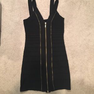 Black dress - gold hardware - Bloomingdales