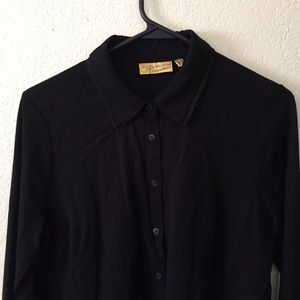 black button up