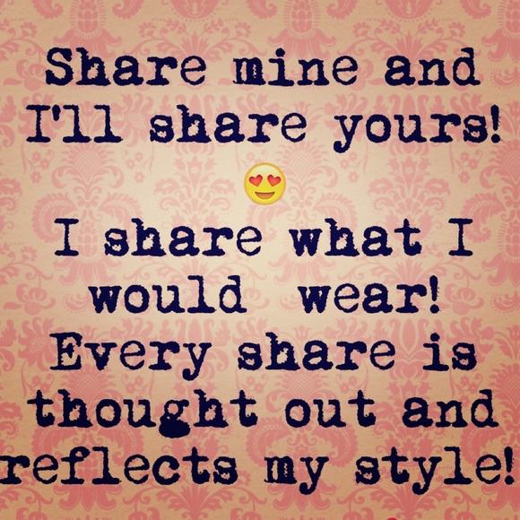Share mine and I'll share yours!