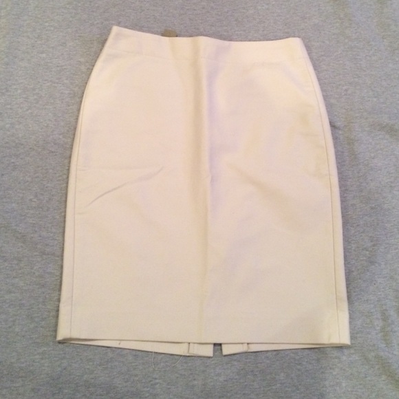 J. Crew khaki No. 2 pencil skirt