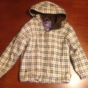Plaid burton snowboarding jacket