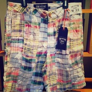 BNWT Plaid Men's 4 Pocket Shorts