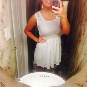 White dress!